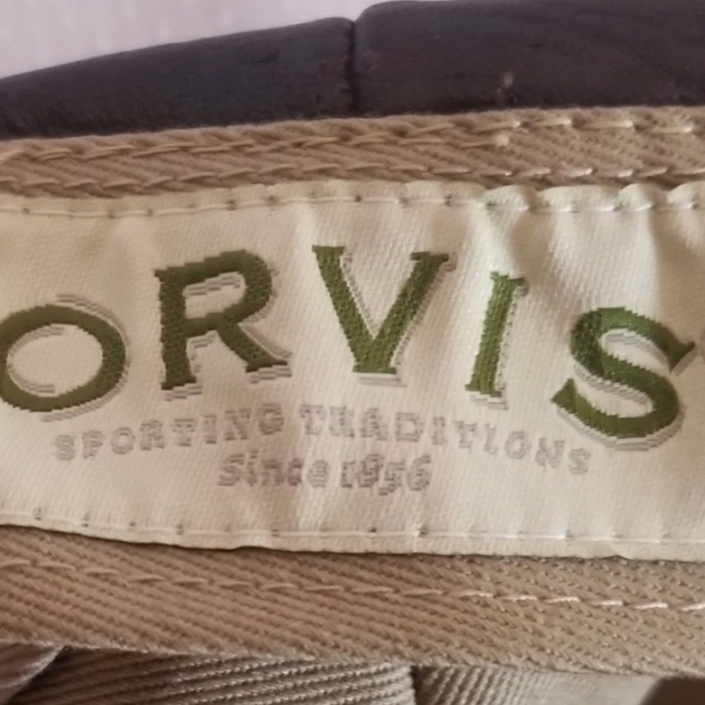 Orvis Dark Brown Deerskin Leather Hat L/XL - Picture 4 of 5